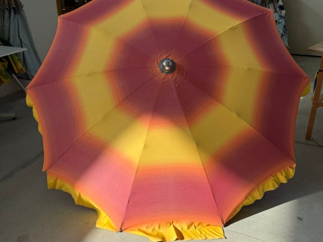 OMBRELLONI MISTI SFUMATO ROSSO/GIALLO